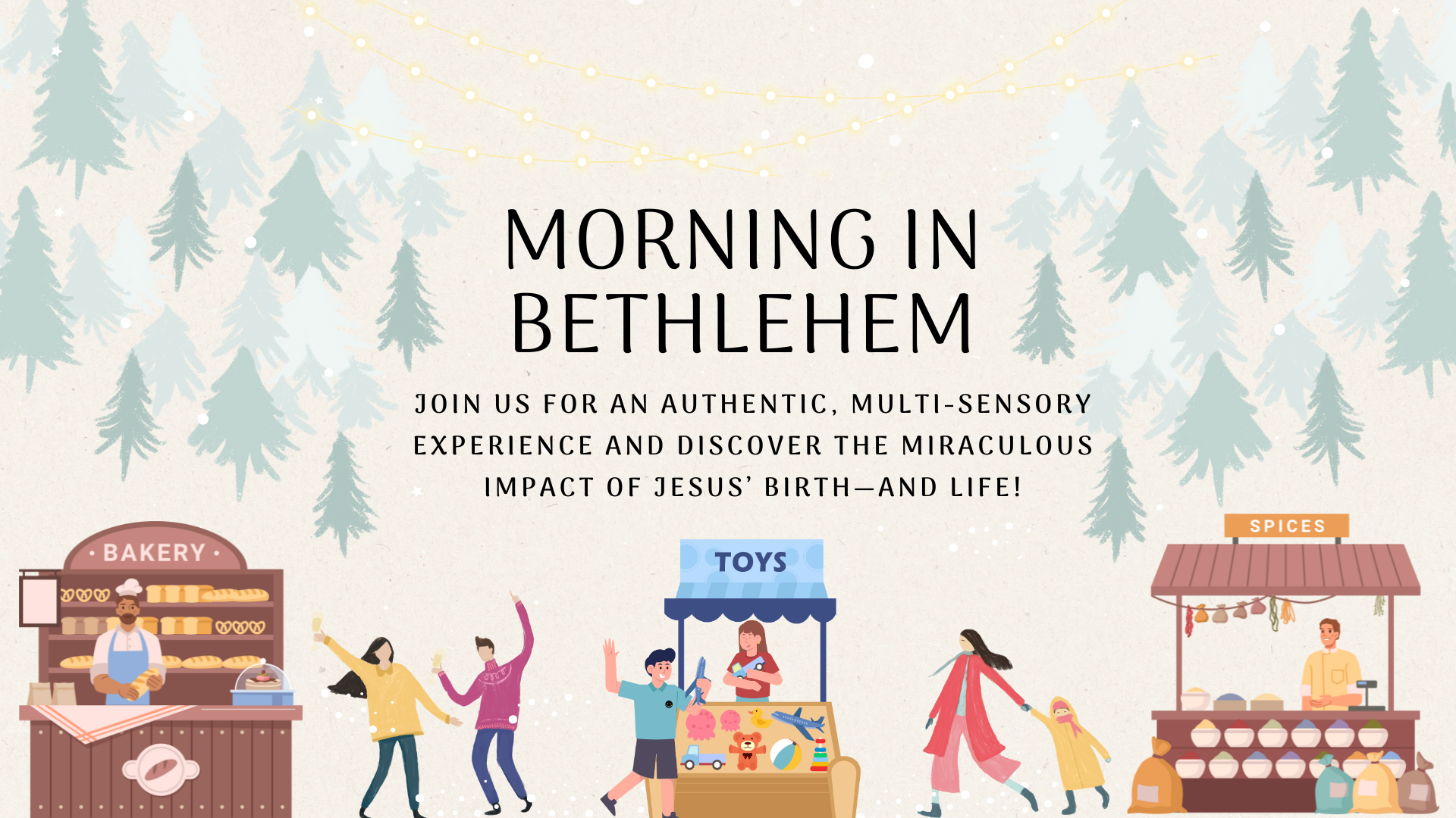 morning in Bethlehem illustration